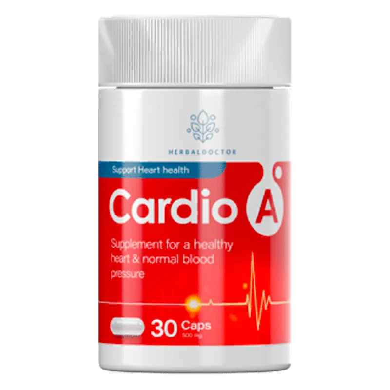 Cardio A Cardio A kapsułki na serce i ciśnienie - opakowanie Stenka Clinic