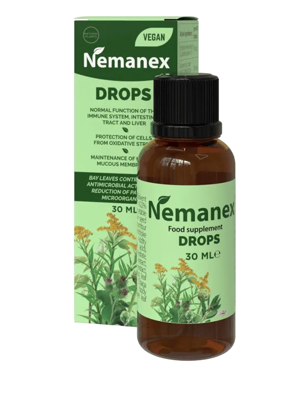 Nemanex krople na pasożyty 30ml - opakowanie Stenka Clinic