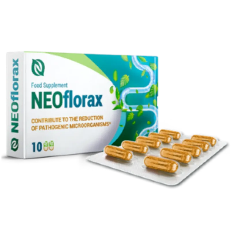 NEOflorax NEOflorax suplement diety kapsułki na pasożyty i detoks - opakowanie Stenka Clinic